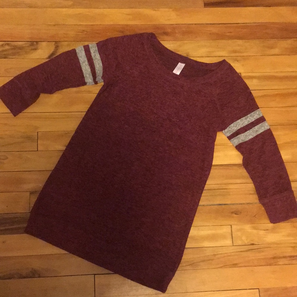 Burgundy top